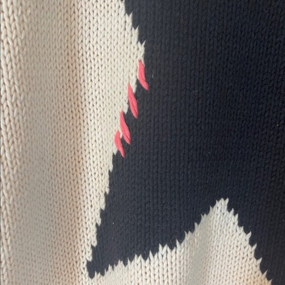 NWT ANTHROPOLOGIE LISA TODD STAR MOCK NECK SWEATER MEDIUM - Picture 6 of 6